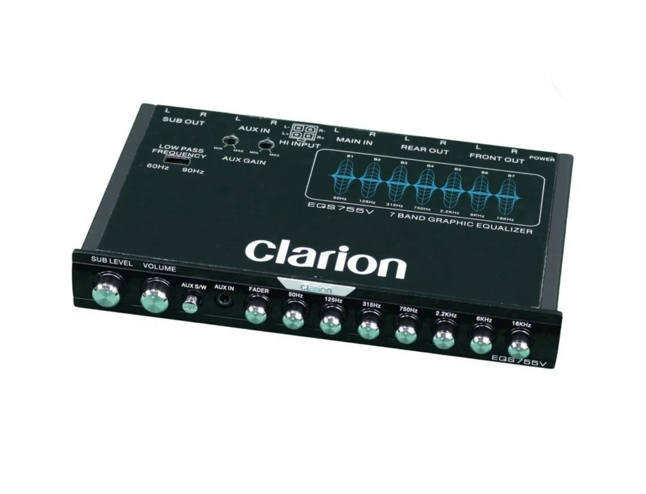 Clarion EQS755V 7‑Band Graphic Equalizer