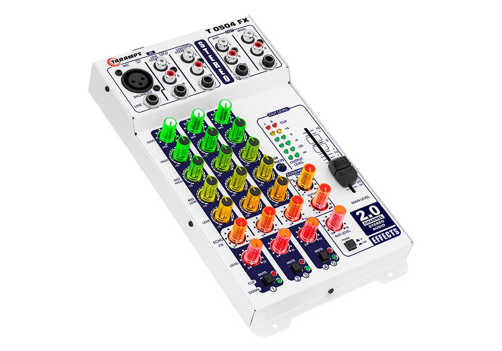 T 0504 FX Multicolor Stereo Mixer