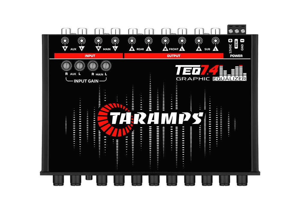 Taramps TEQ 7.4 Stereo 7 Band Graphic Equalizer