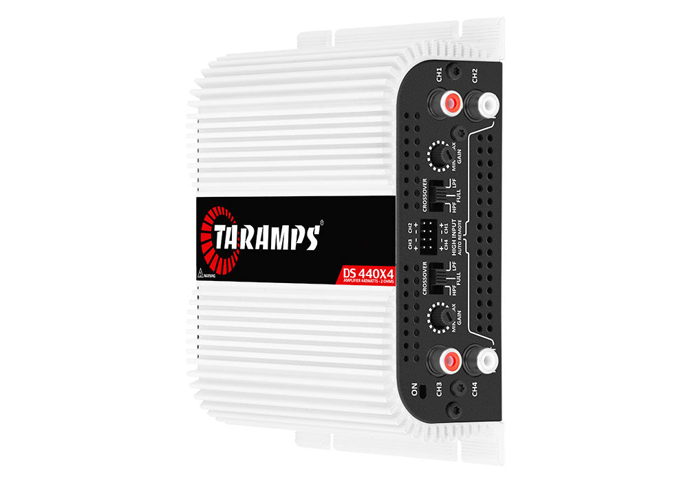 DS440×4 Full Range 4-Channel Car Amplifier – 440W RMS Power | Taramps