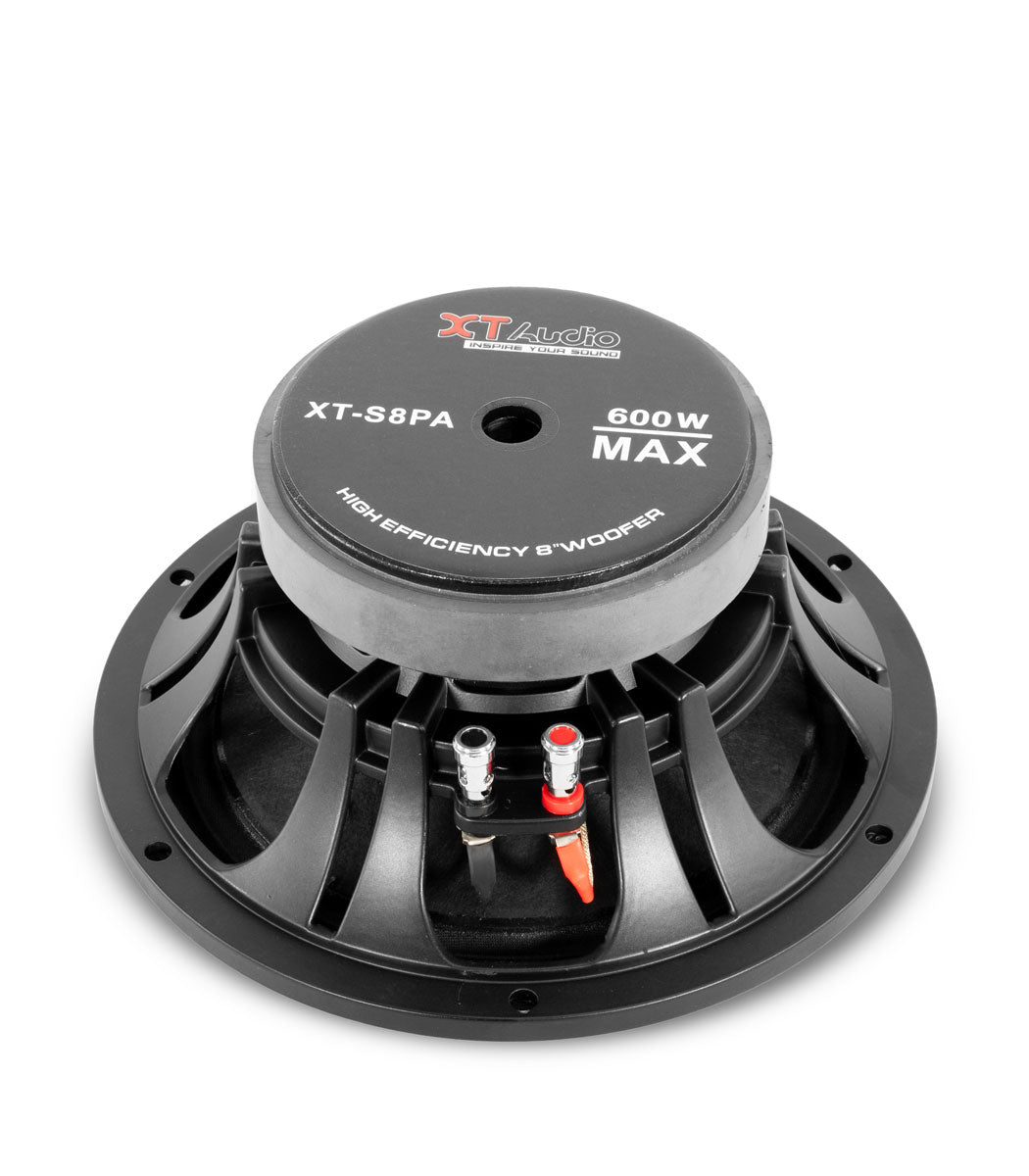XT Audio Speakers 8'' Ferrite Speakers XT-S8PA 8in 600W