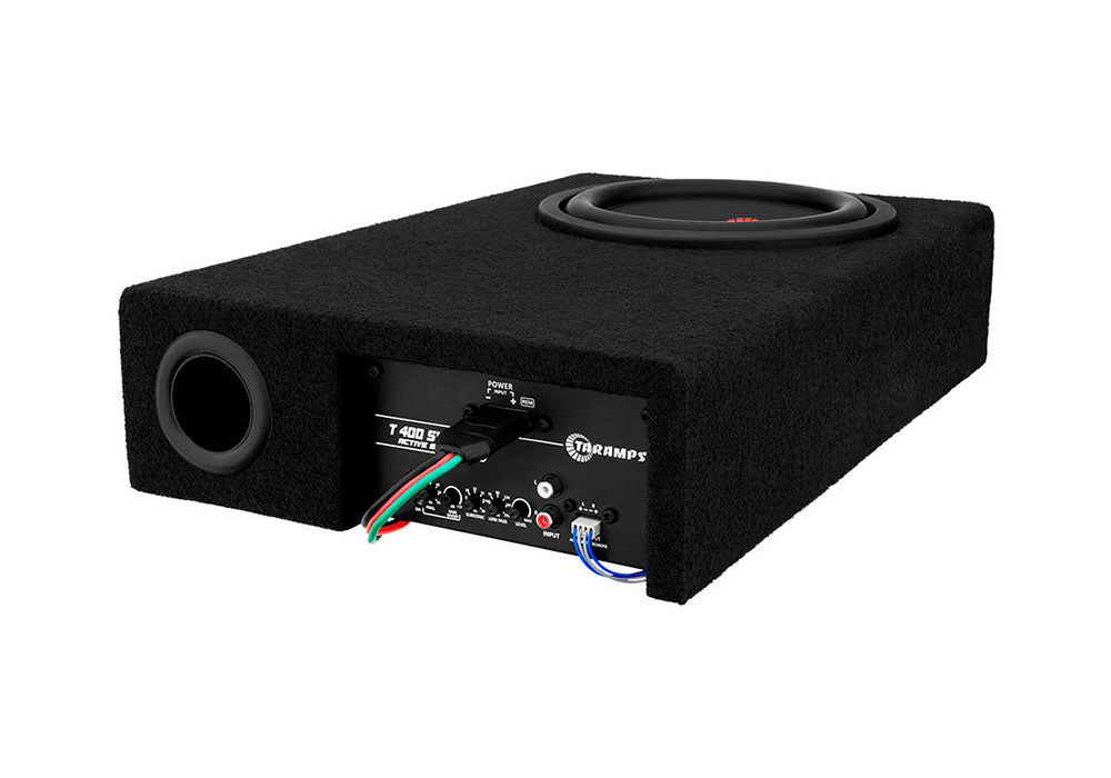 Taramps Enclosure 8″ T 400 SW-AS Slim Active Subwoofer Box - 8 Inches (400 Watts)