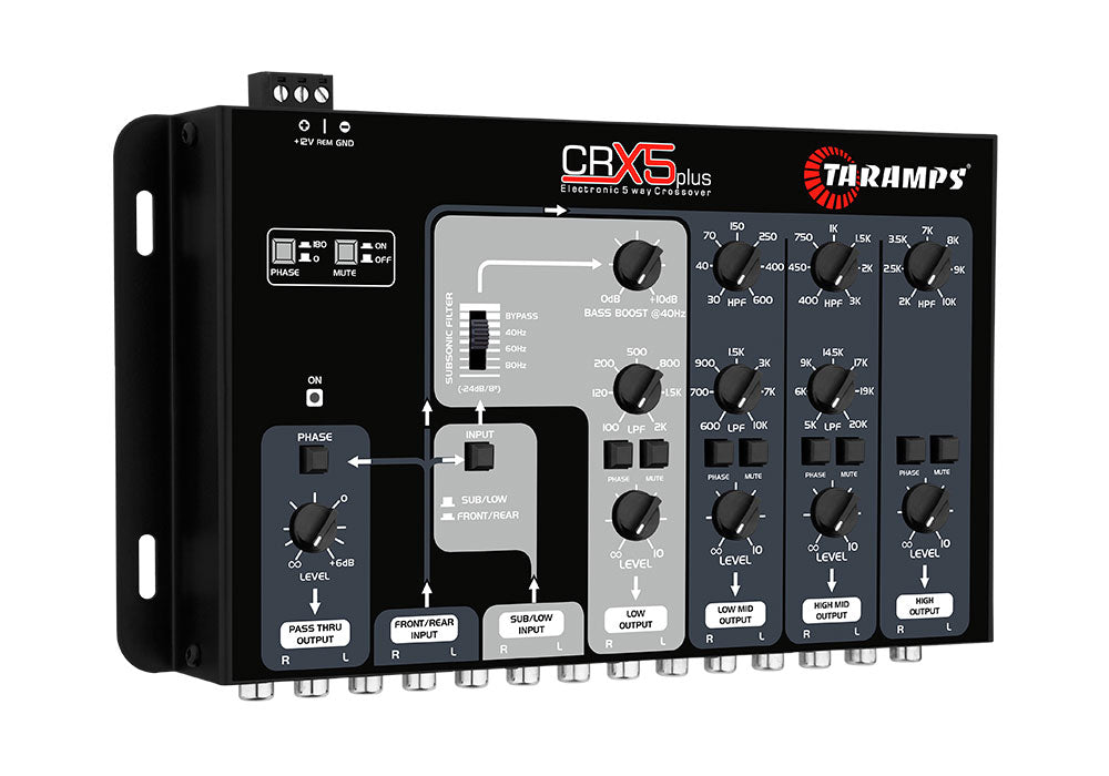Taramps CRX-5 PLUS 5-Way Electronic Crossover