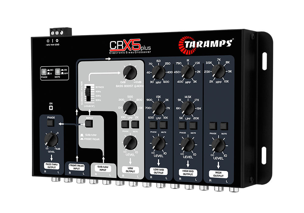 Taramps CRX-5 PLUS 5-Way Electronic Crossover