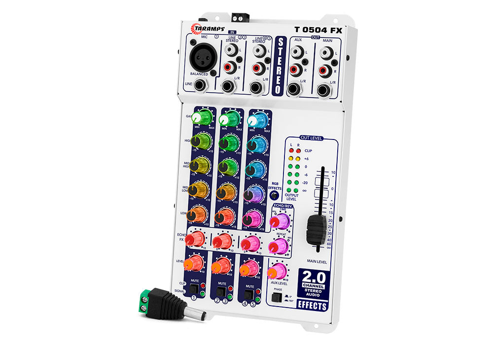 T 0504 FX Multicolor Stereo Mixer