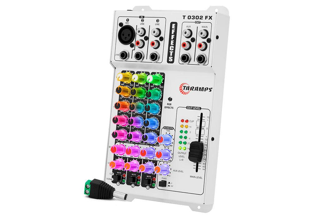 Taramps Mixer T 0302 FX MULTICOLOR 3 Channel