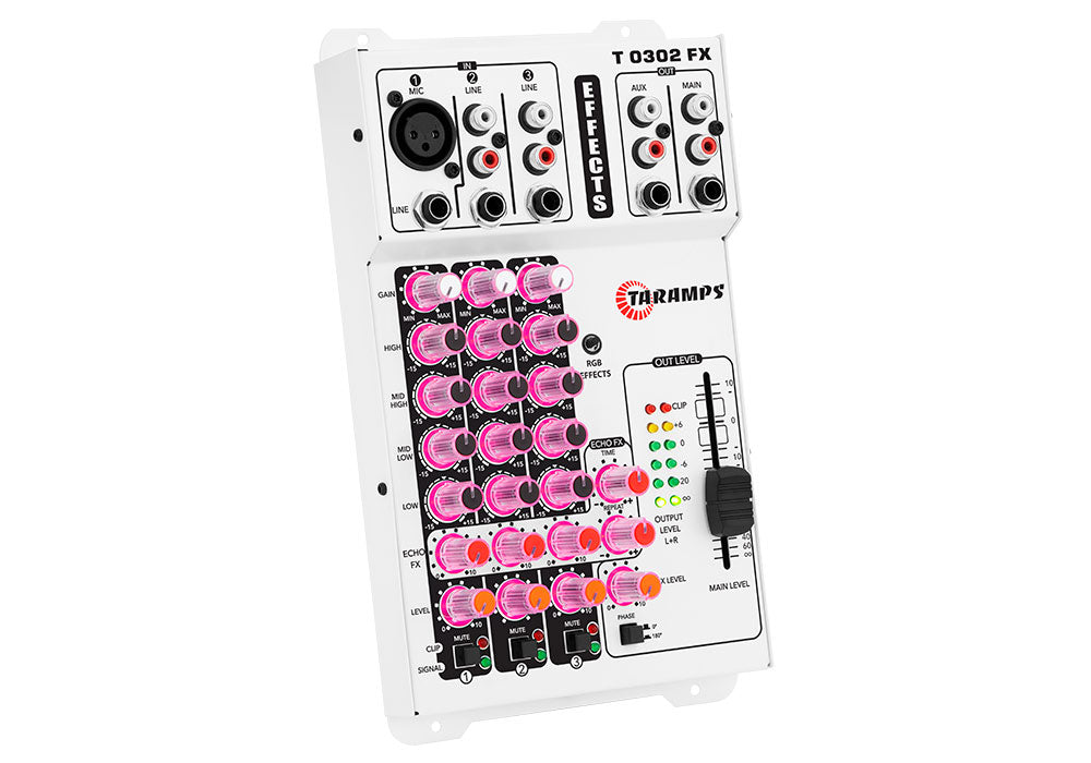 Taramps Mixer T 0302 FX MULTICOLOR 3 Channel