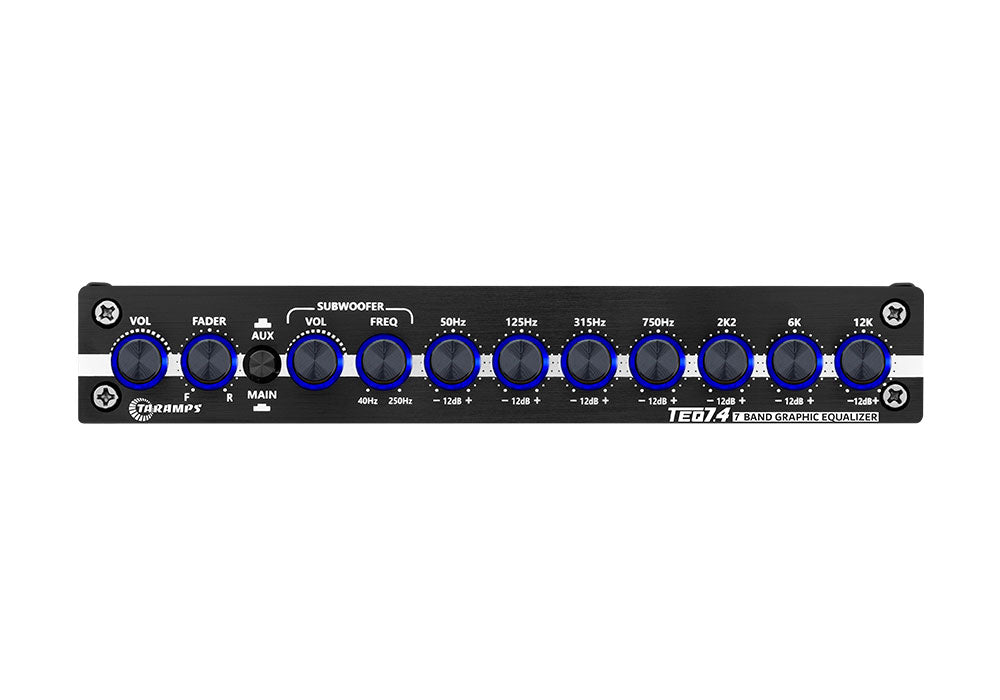 Taramps TEQ 7.4 Stereo 7 Band Graphic Equalizer