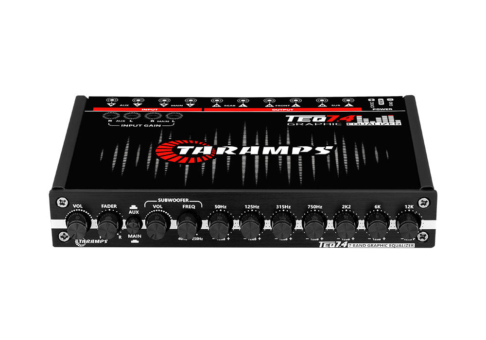 Taramps TEQ 7.4 Stereo 7 Band Graphic Equalizer